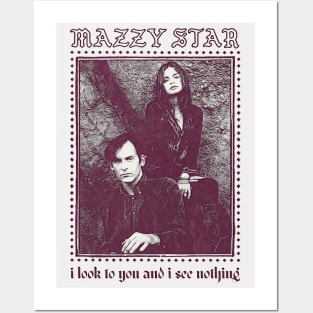 Mazzy Star // Vintage Style Faded Lyric Design Posters and Art